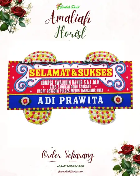 Papan Bunga Ucapan Selamat Singosari